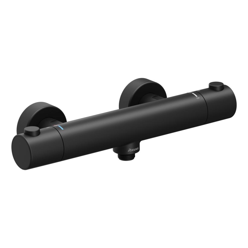 Ravak X070188 - Termostatinis dušo maišytuvas PURI juodas
