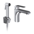 Ravak X070438 - Praustuvo maišytuvas su bidetine dušele FLAT, blizgus chromas