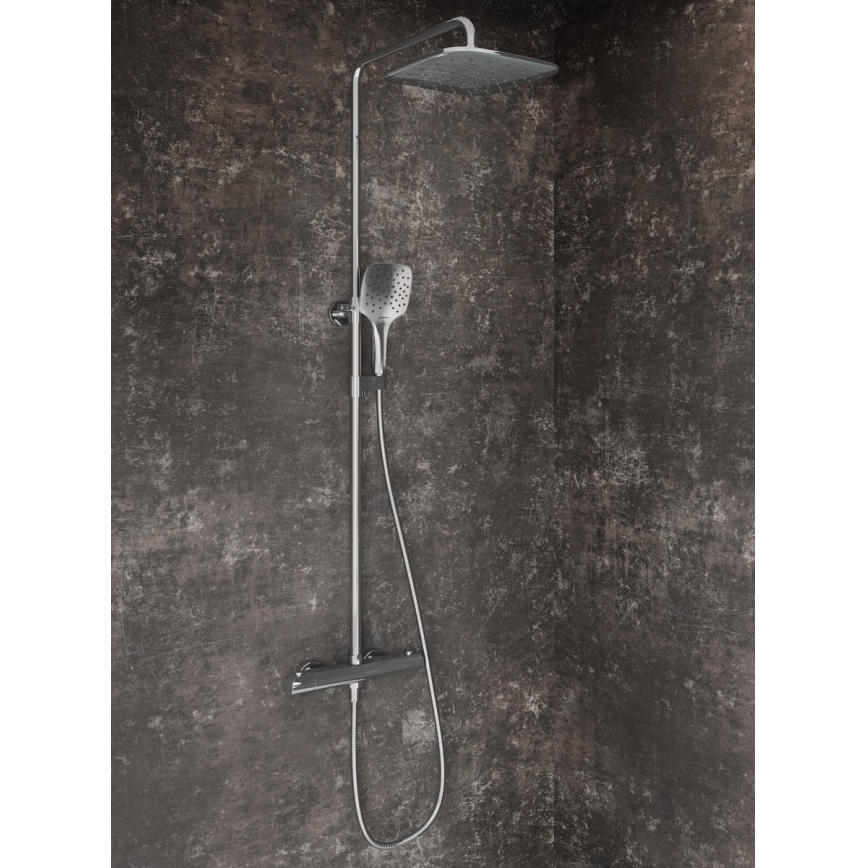 Ravak X070442 - dušo komplektas su termostatiniu maišytuvu FLAT, blizgus chromas