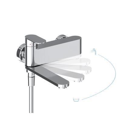 Ravak X070451 - Vonios maišytuvas CHROME blizgus chromas