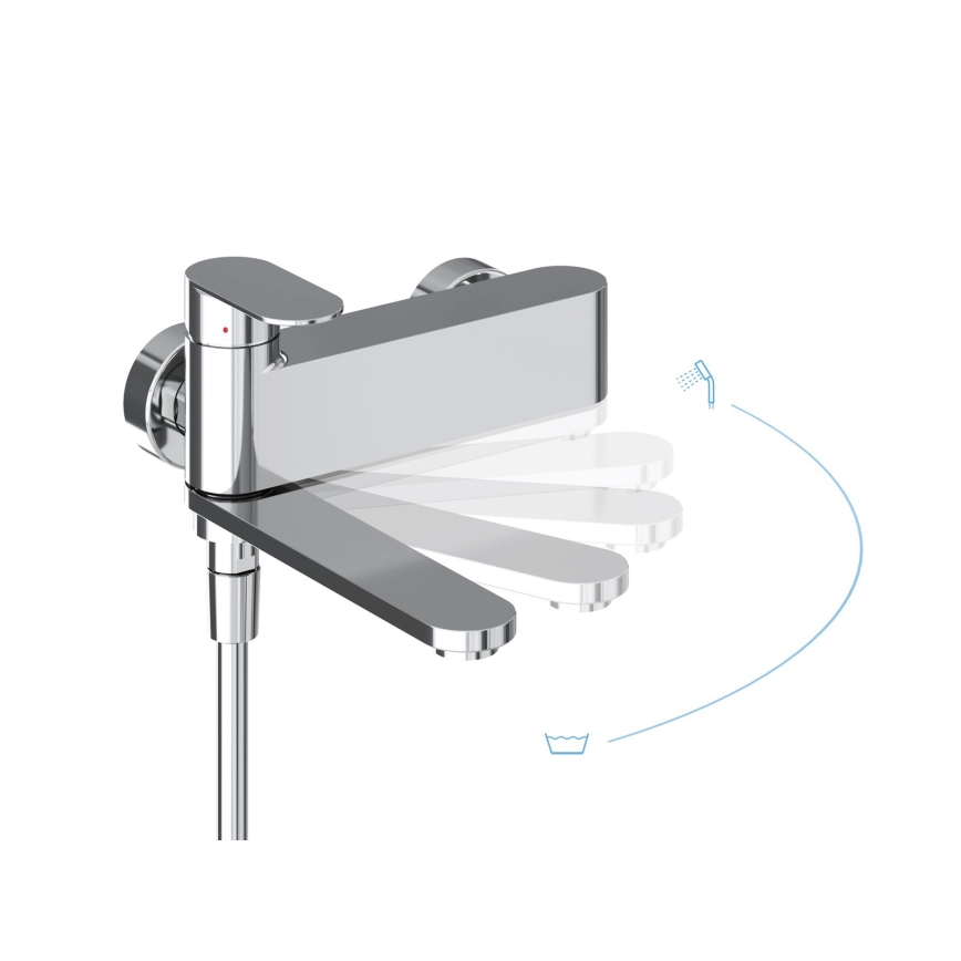 Ravak X070451 - Vonios maišytuvas CHROME blizgus chromas