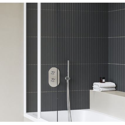 Ravak X070457 - Termostatinis dušo maišytuvas potinkiniam montavimui CHROME blizgus chromas