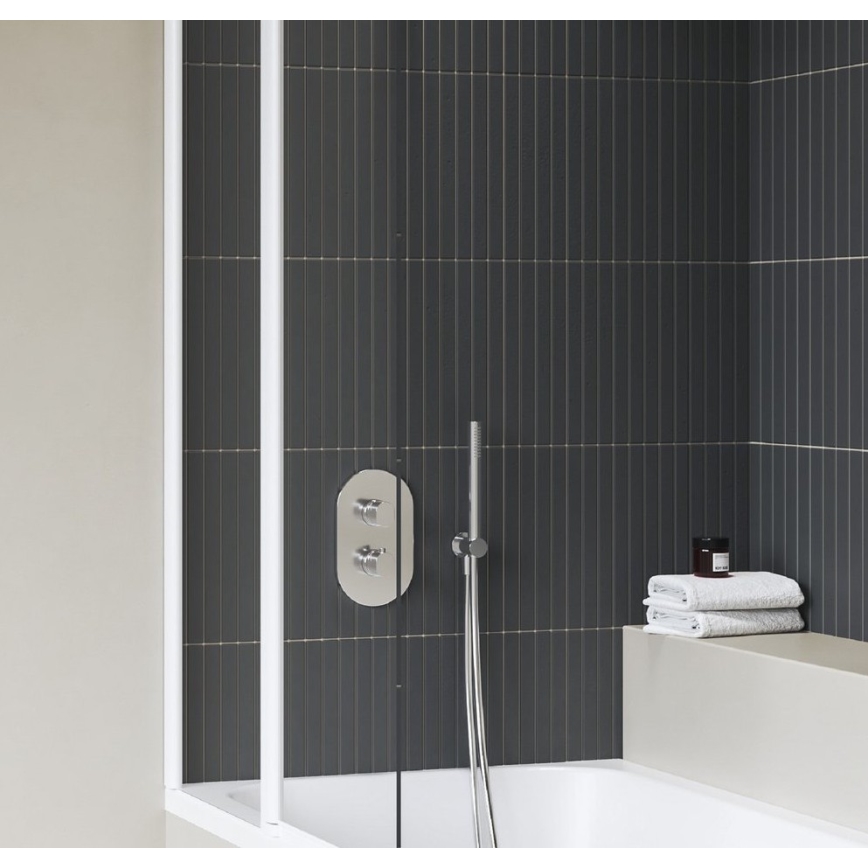 Ravak X070457 - Termostatinis dušo maišytuvas potinkiniam montavimui CHROME blizgus chromas