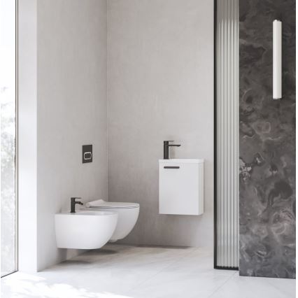 Ravak X070458 - praustuvinis maišytuvas CHROME 17,7 cm juodas