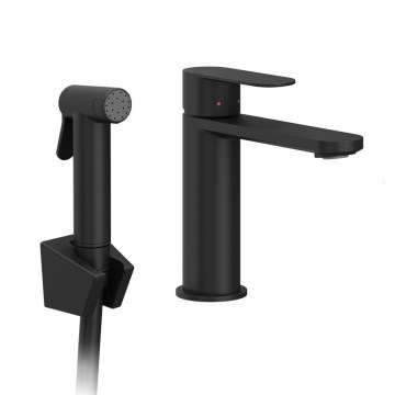 Ravak X070462 - Praustuvo maišytuvas su bidetiniu purkštuku CHROME juodas