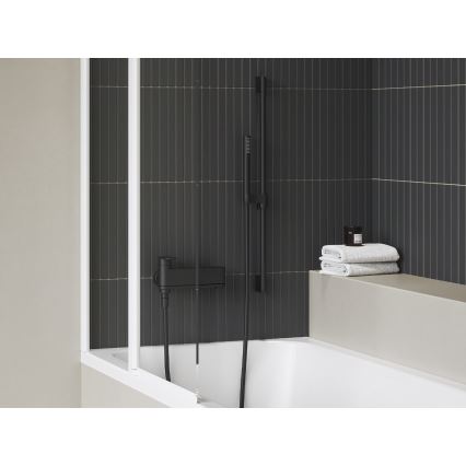 Ravak X070463 - vonios maišytuvas CHROME juodas