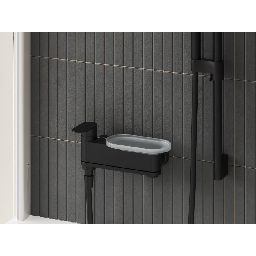 Ravak X070463 - vonios maišytuvas CHROME juodas