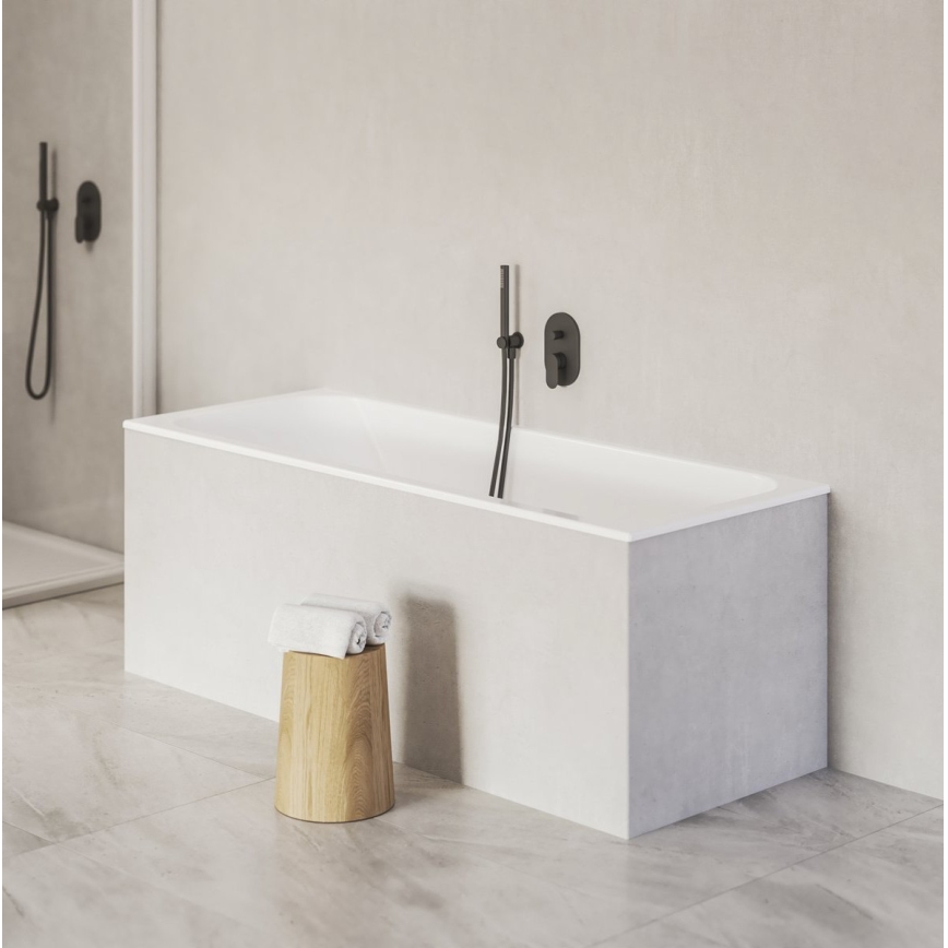 Ravak X070466 - įleidžiamas dušo maišytuvas CHROME, juodas