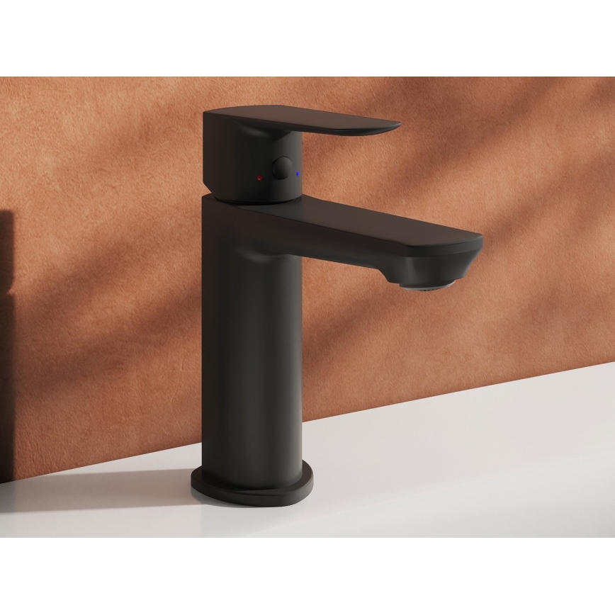 Ravak X070476 - Praustuvo maišytuvas LIFE 16 cm juodas