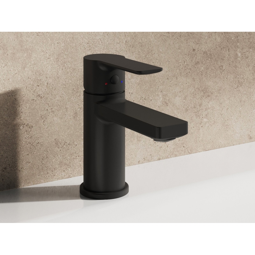 Ravak X070488 - Praustuvo maišytuvas SOLAR 13,5 cm juodas