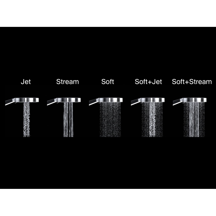 Ravak X07P008 - rankinė dušo galvutė, blizgus chromas