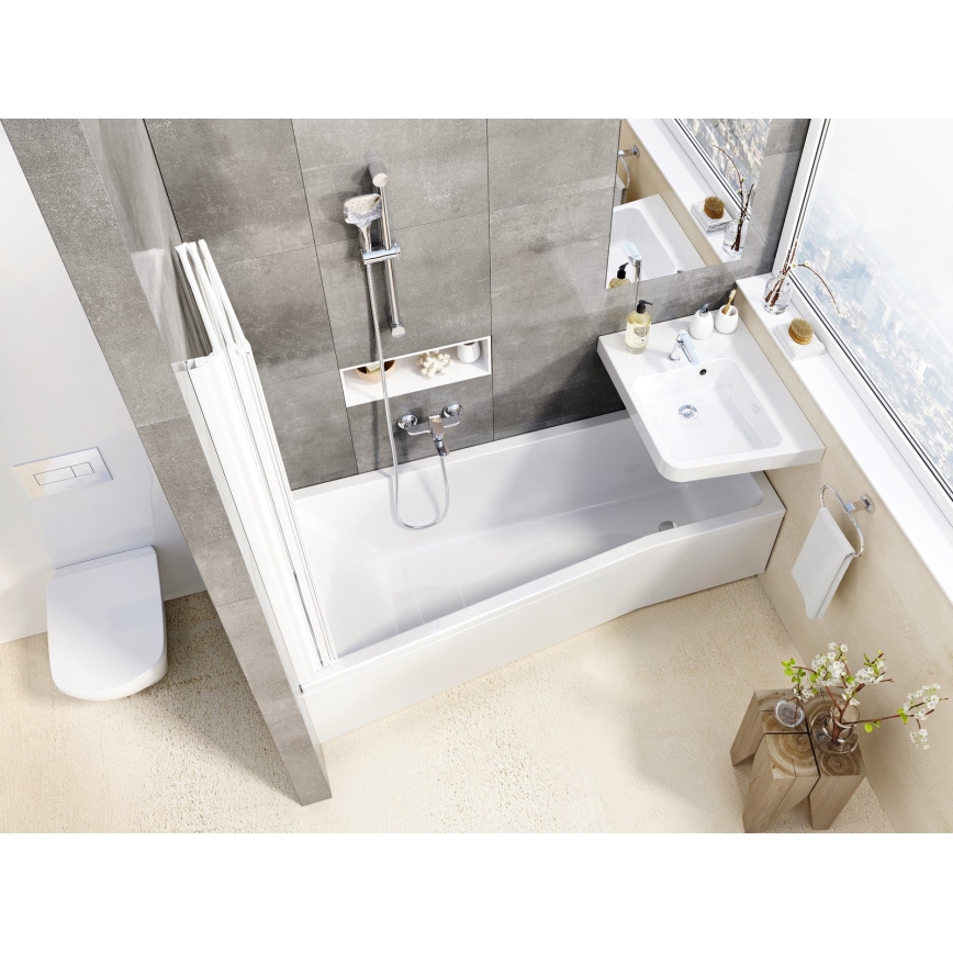 Ravak X07P348 - Rankinė dušo galvutė su mygtuku, blizgus chromas