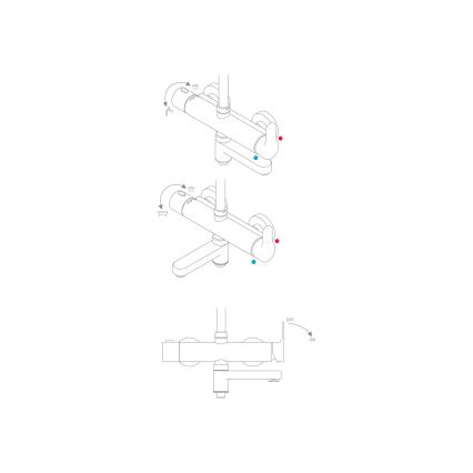 Ravak X07P642 - Dušo rinkinys su maišytuvu, blizgus chromas