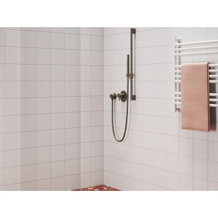 Ravak X07P694 - Rankinė dušo galvutė, šlifuotas grafitas