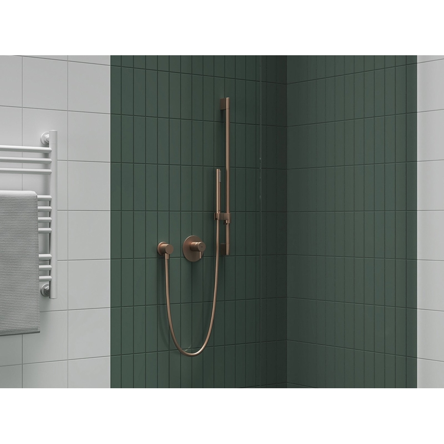 Ravak X07P715 - Dušo strypas 70 cm, šlifuoto rožinio aukso spalvos