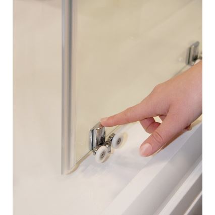 Ravak X1LM70300Z1 - Keturių dalių kampinė dušo kabina BLIX SLIM 90 x 90 cm juoda