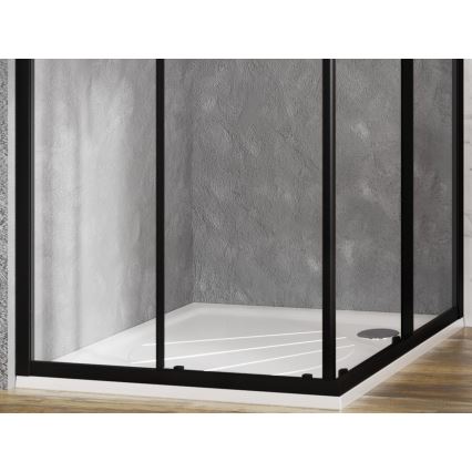 Ravak XA037701010 - Kvadratinis dušo padėklas PERSEUS 90x90 cm baltas