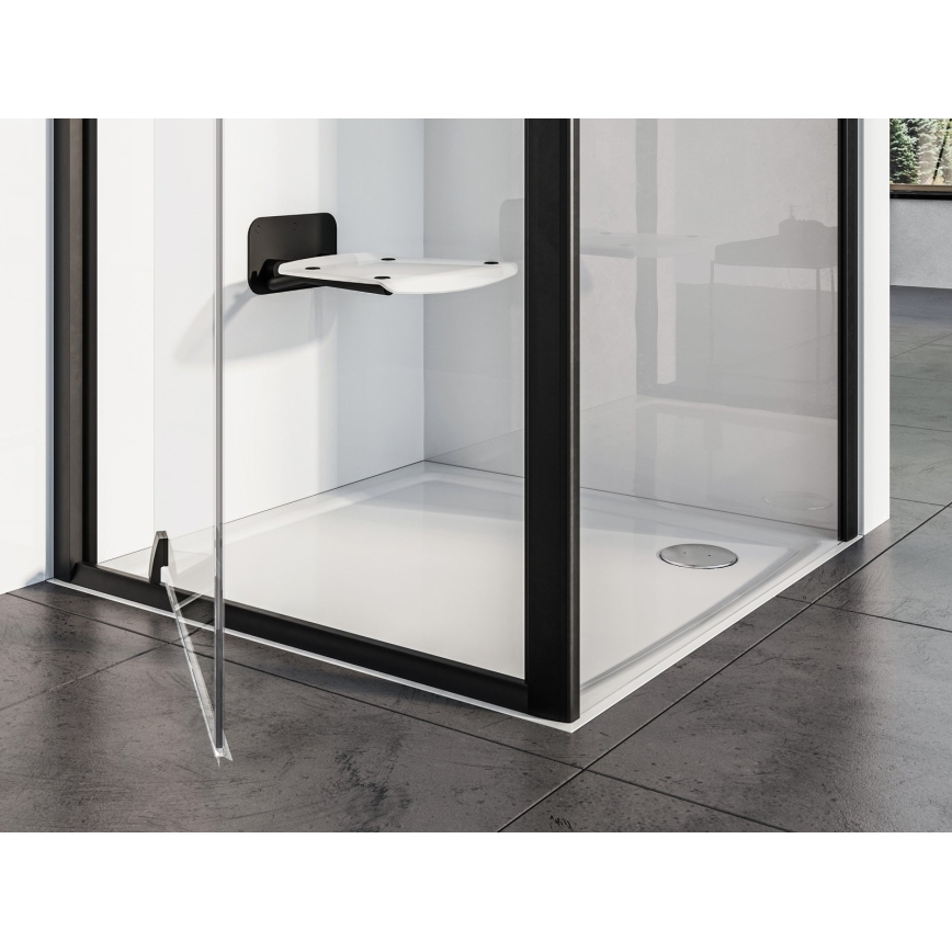 Ravak XA037711010 - Kvadratinis dušo padėklas PERSEUS 90x90 cm, baltas