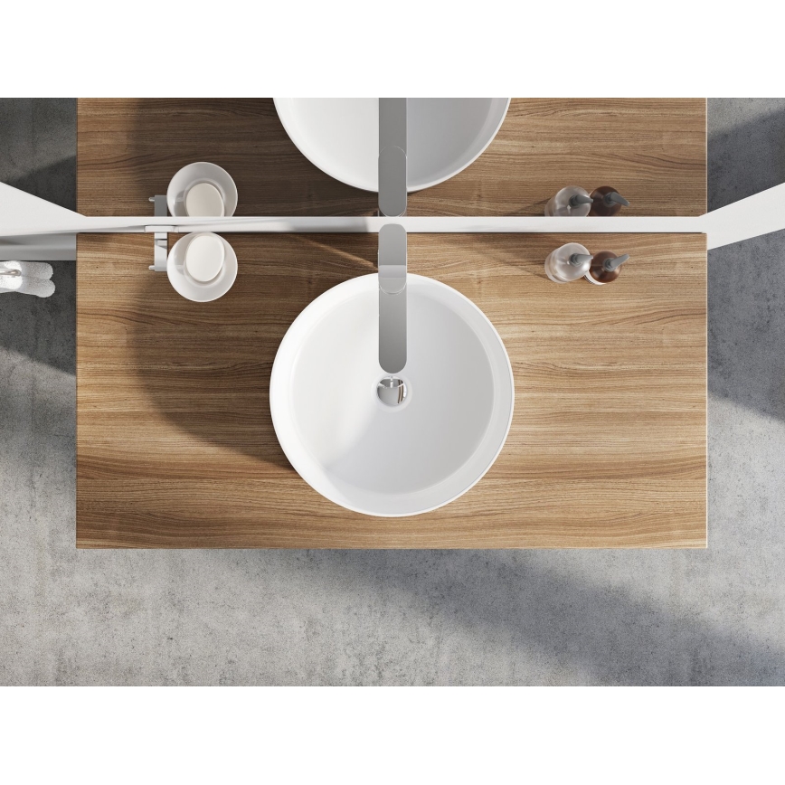 Ravak XJX01140002 - Praustuvas ant stalviršio UNI SLIM, plotis 40 cm, keramika/balta