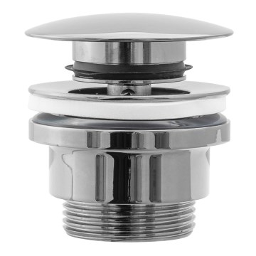 REA-A5217 - Praustuvo uždarymas CLICK-CLACK, skersmuo 6,4 cm, blizgus chromas