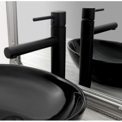 REA-B0229 - Praustuvo maišytuvas TESS 31,5 cm juodas