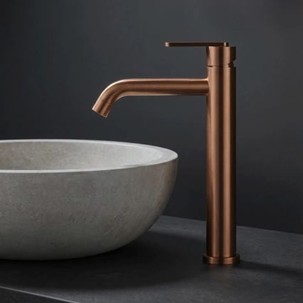 REA-B0971 - Praustuvio maišytuvas ONTARIO 30 cm šlifuotas varis