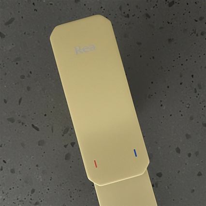 REA-B0976 - Praustuvo maišytuvas ARLO, 17 cm, šlifuotos aukso spalvos