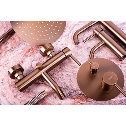 REA-B1112 - Praustuvo maišytuvas LUNGO 16,5 cm, šlifuotas varis