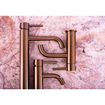 REA-B1112 - Praustuvo maišytuvas LUNGO 16,5 cm, šlifuotas varis