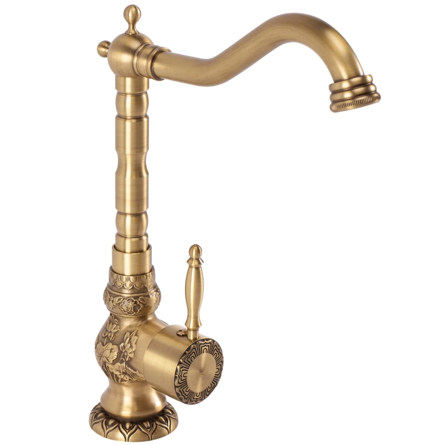 REA-B2500 - praustuvo maišytuvas VENICE RETRO, 32 cm, šlifuoto aukso
