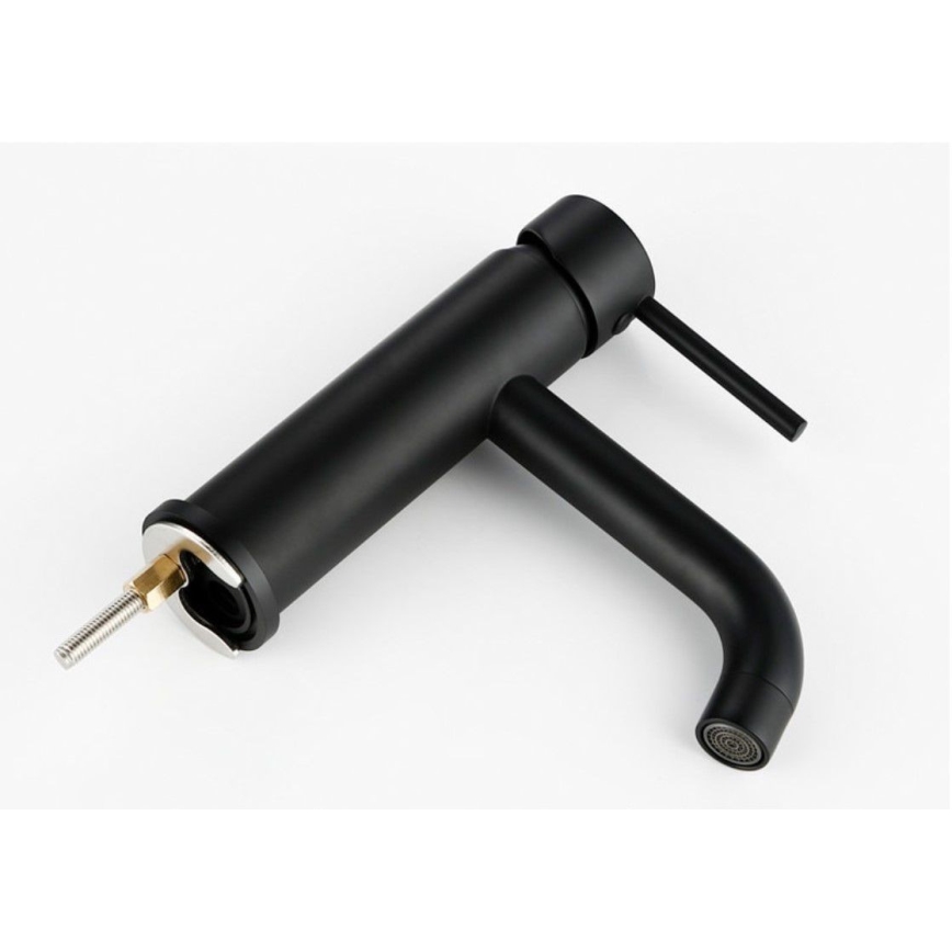 REA-B4102 - Praustuvo maišytuvas LUNGO 16,5 cm juodas