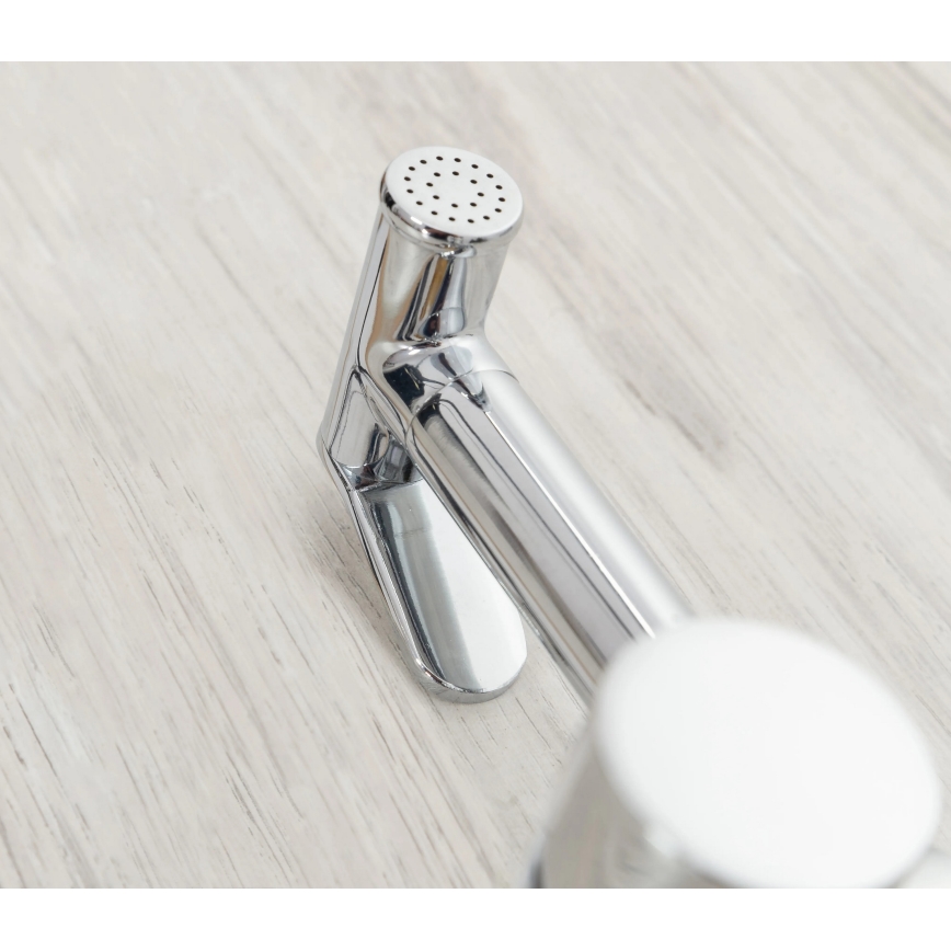 REA-B4106 - Bidetinis maišytuvas su rankiniu dušeliu LUNGO, skirtas slėptam montavimui, blizgus chromas