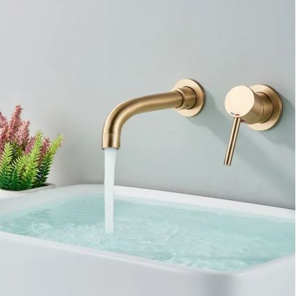 REA-B4109 - LUNGO praustuvo maišytuvas potinkiniam montavimui, šlifuoto aukso