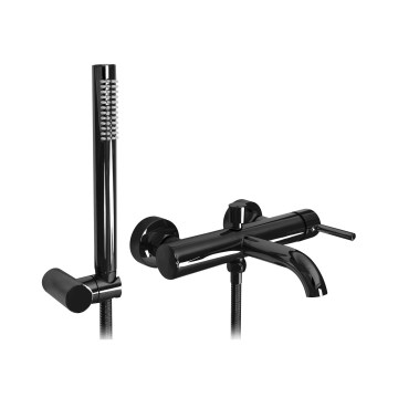 REA-B4422 - Vonios komplektas LUNGO blizgi juoda