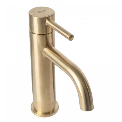 REA-B4527 - Praustuvo maišytuvas LUNGO, 16,5 cm, šlifuoto aukso