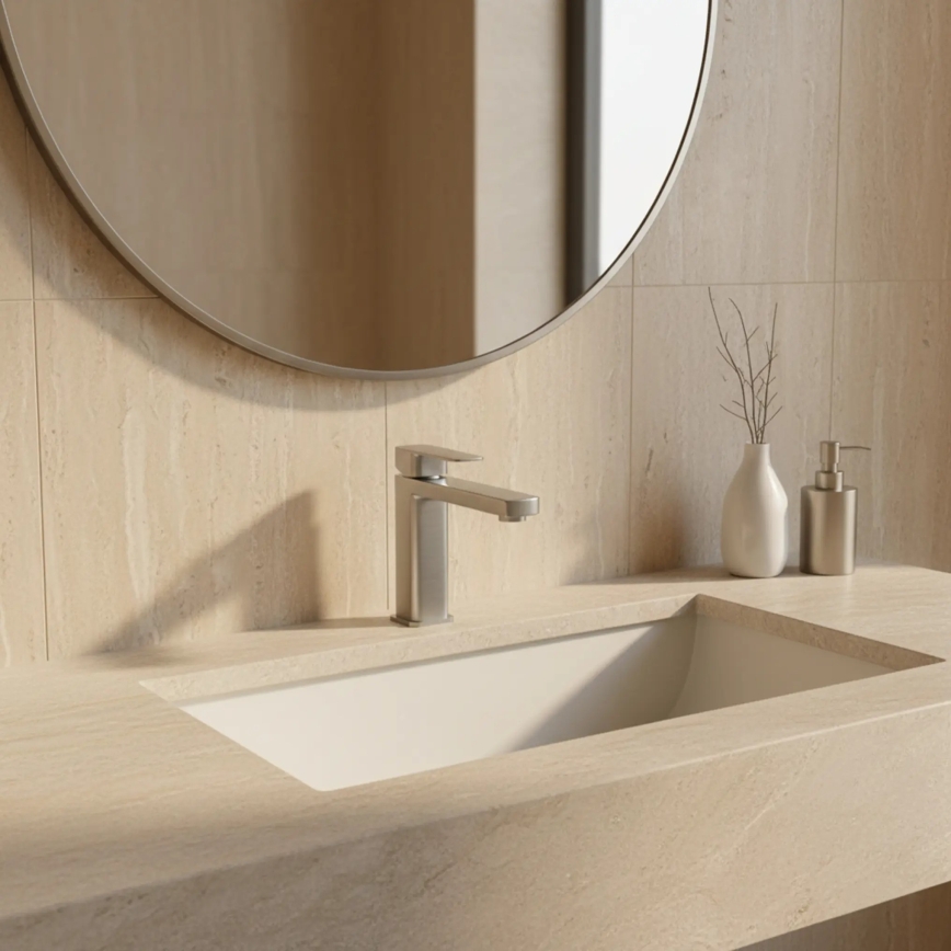 REA-B4589 - Praustuvo maišytuvas ARLO 17 cm, nikeliuotas