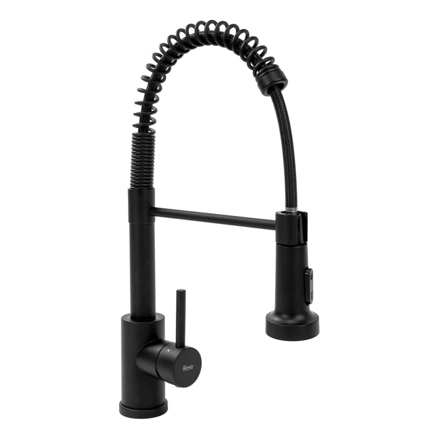 REA-B4820 - Virtuvinis maišytuvas su ištraukiama dušele COLIN 42,5 cm juodas