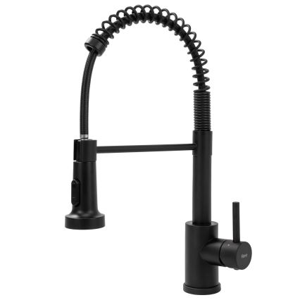 REA-B4820 - Virtuvinis maišytuvas su ištraukiama dušele COLIN 42,5 cm juodas