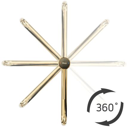 REA-B5002 - LUGANO praustuvo maišytuvas, 34 cm, auksinis