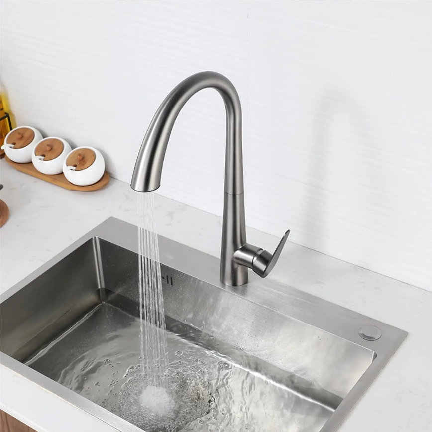 REA-B5314 - Virtuvinis maišytuvas su ištraukiama purškimo galvute ROSS 43 cm nikelis