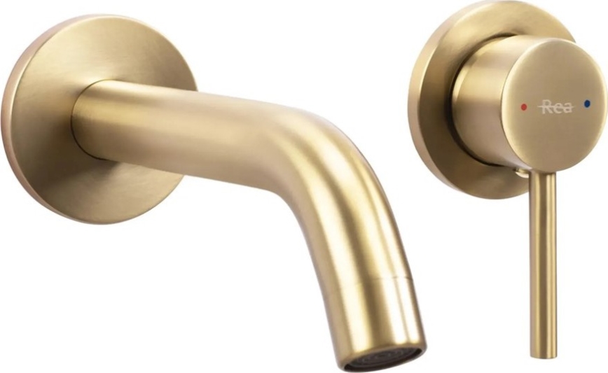 REA-B5334 - Praustuvo maišytuvas potinkiniam montavimui OWEN, šlifuoto aukso spalvos