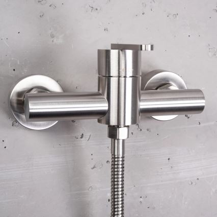 REA-B5502 - Dušo komplektas su ONTARIO maišytuvu, nikeliu