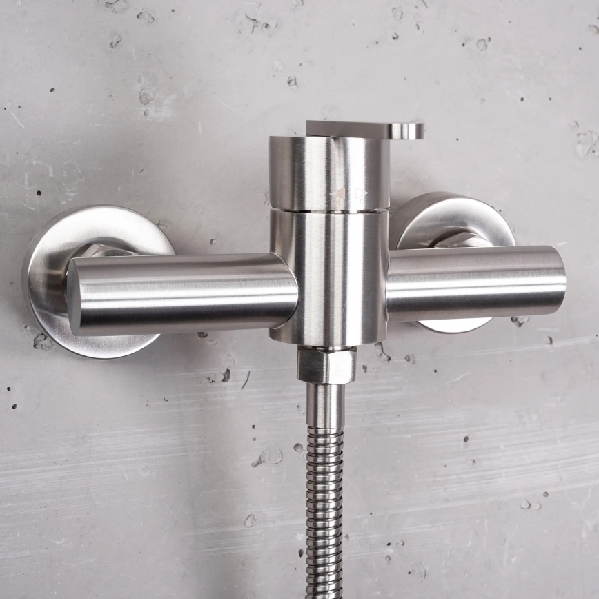 REA-B5502 - Dušo komplektas su ONTARIO maišytuvu, nikeliu