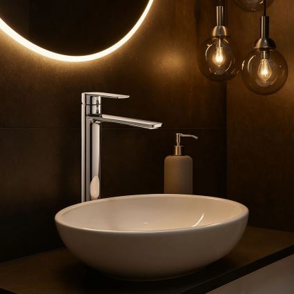 REA-B6203 - Praustuvo maišytuvas STORM 29,5 cm blizgus chromas