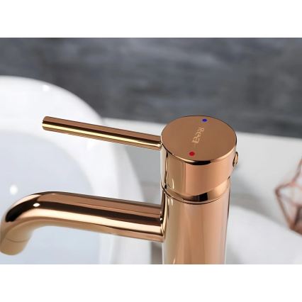 REA-B6321 - Praustuvo maišytuvas LUNGO 28 cm rožinio aukso