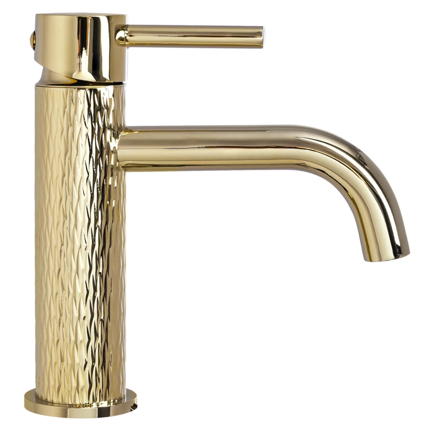 REA-B6322 - Praustuvės maišytuvas LUNGO ART 16,5 cm auksinis