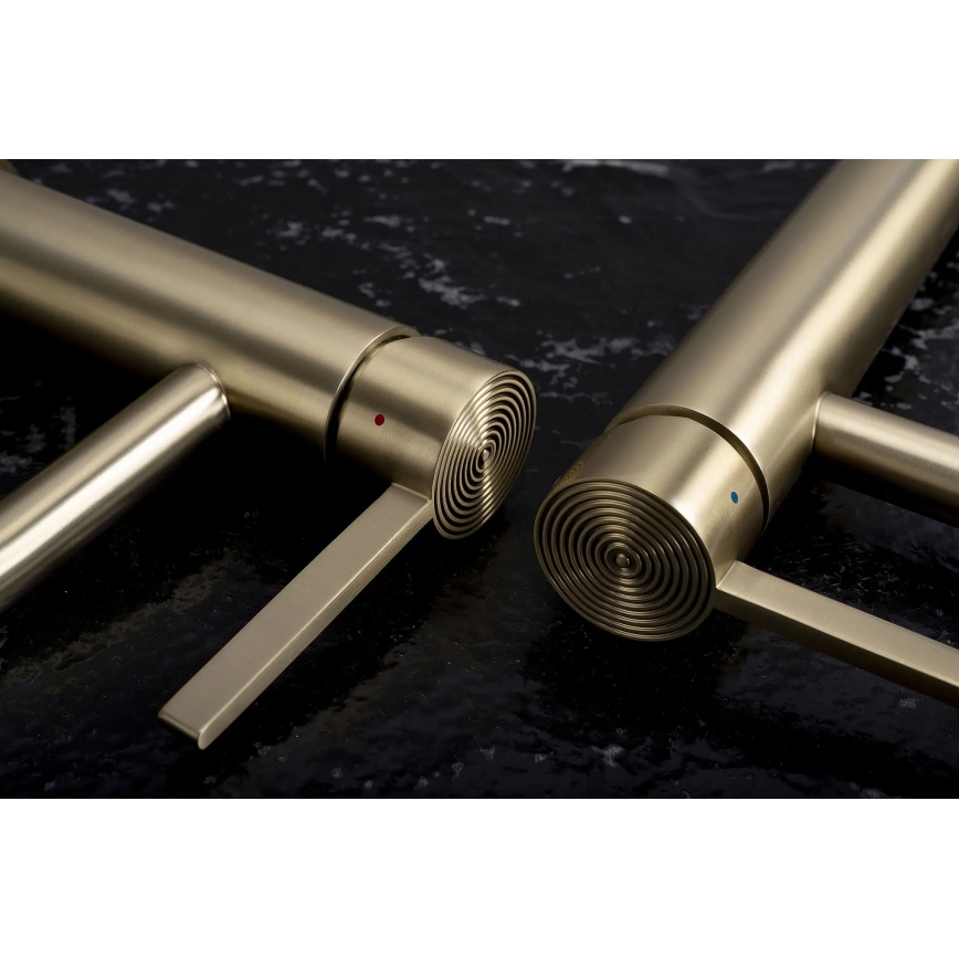 REA-B6444 - Praustuvo maišytuvas FOSTER 18,2 cm, auksinis