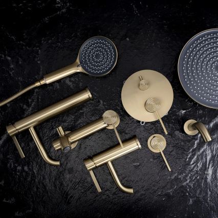 REA-B6444 - Praustuvo maišytuvas FOSTER 18,2 cm, auksinis