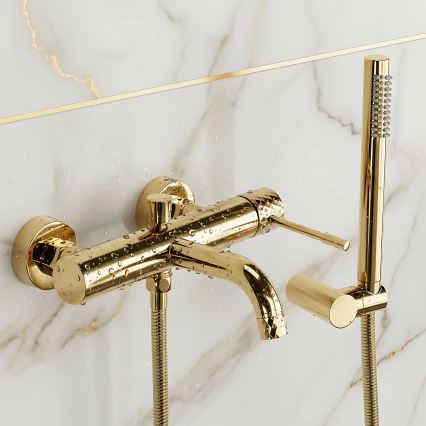 REA-B6448 - Auksinis LUNGO DIAMOND vonios komplektas