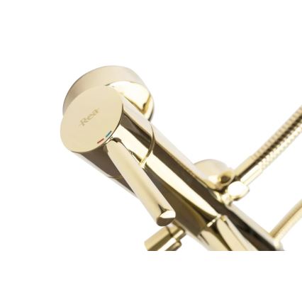 REA-B6635 - LUNGO vonios komplektas aukso spalvos